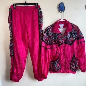 Vintage 80's A Fine Line Jogging Set